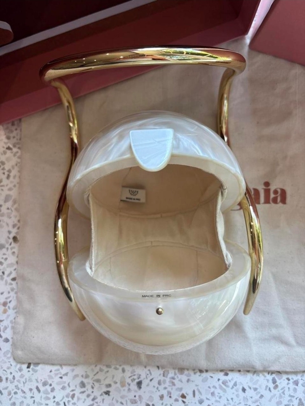 Cult Gaia Pearl Ivory Acrylic Bag - Picture 7 of 7
